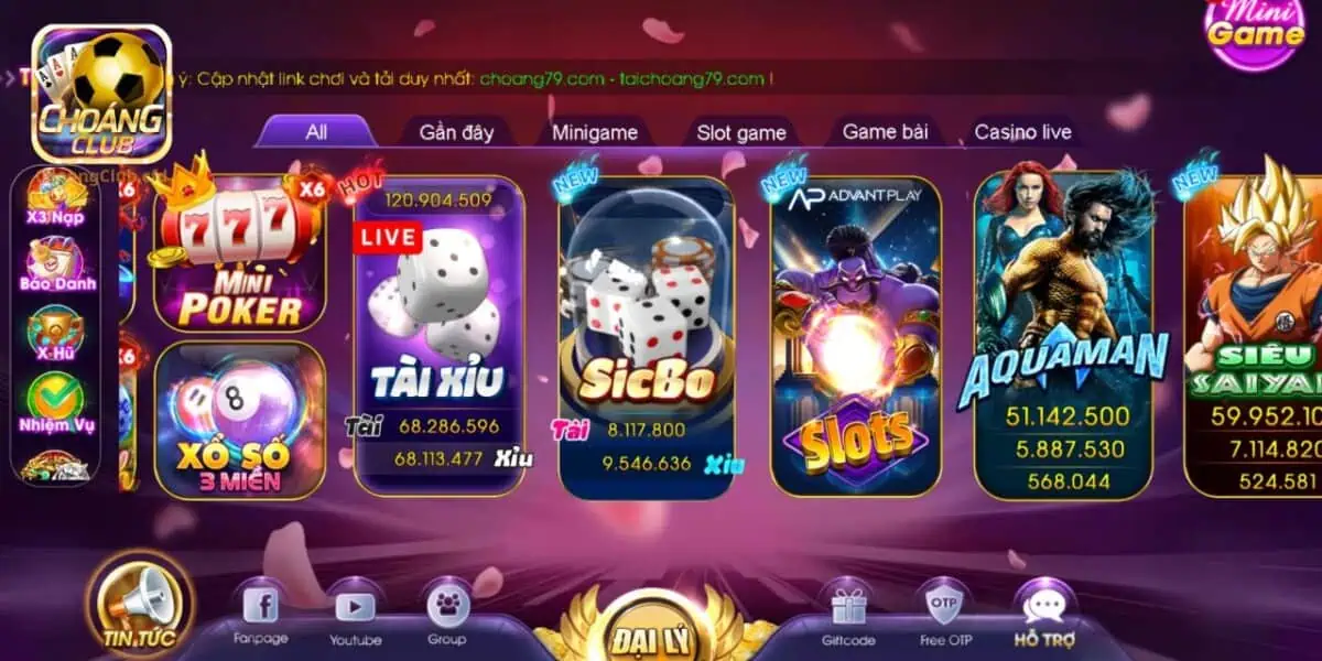 Giới thiệu sơ lược về những nổi bật làm nên tên tuổi của Choangclub