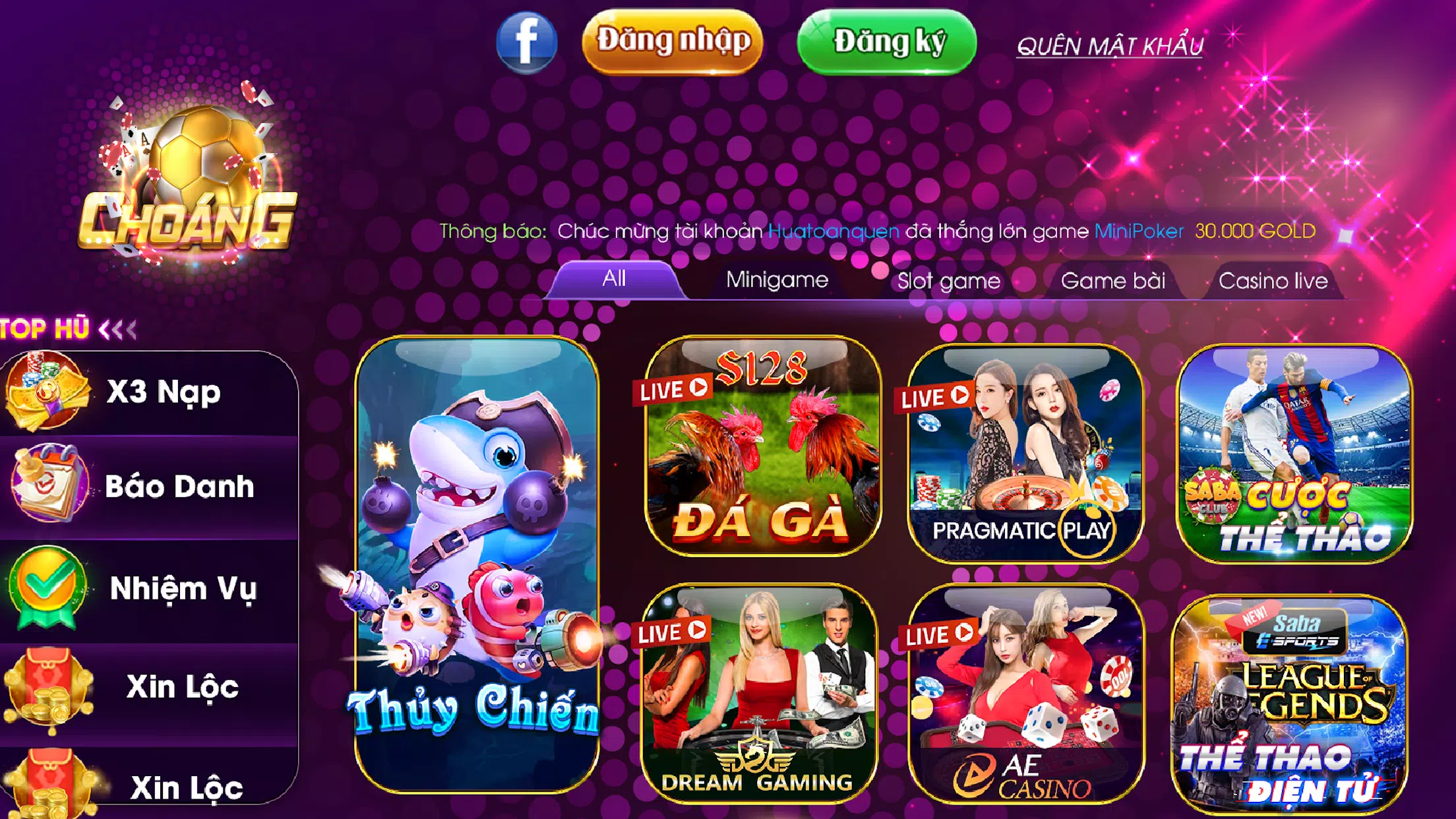 Hướng dẫn nhanh các bước tải Choáng trên iOS