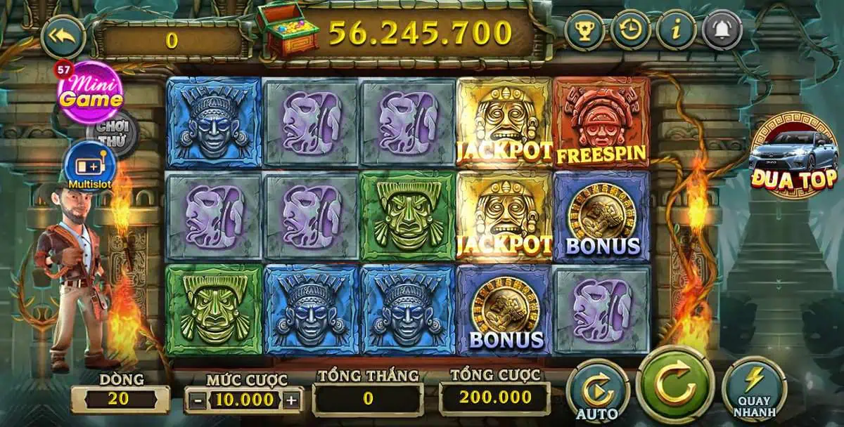 Không gian cá cược lý tưởng, giao diện game Vương Quốc Maya đặc sắc