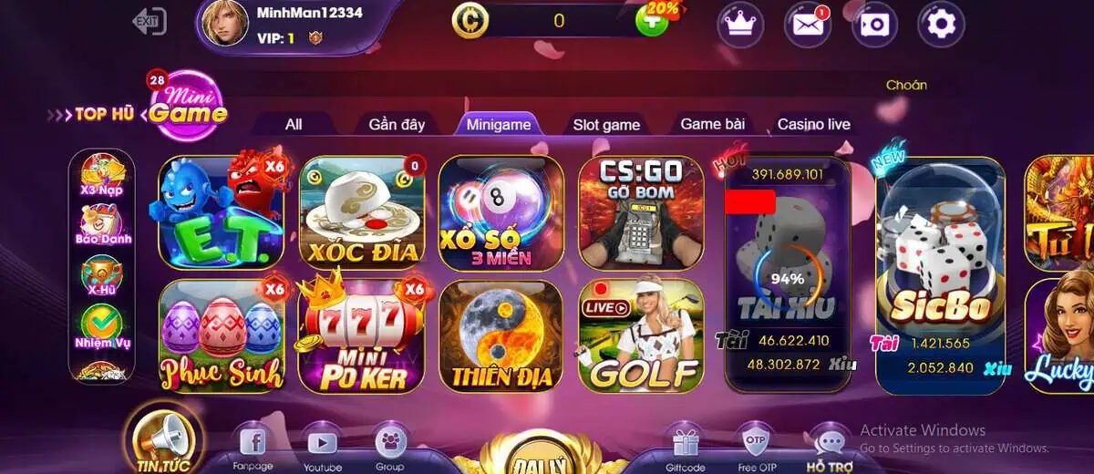Choang cung cấp đa dạng các cửa cược để người chơi dễ dàng lựa chọn đầu tư