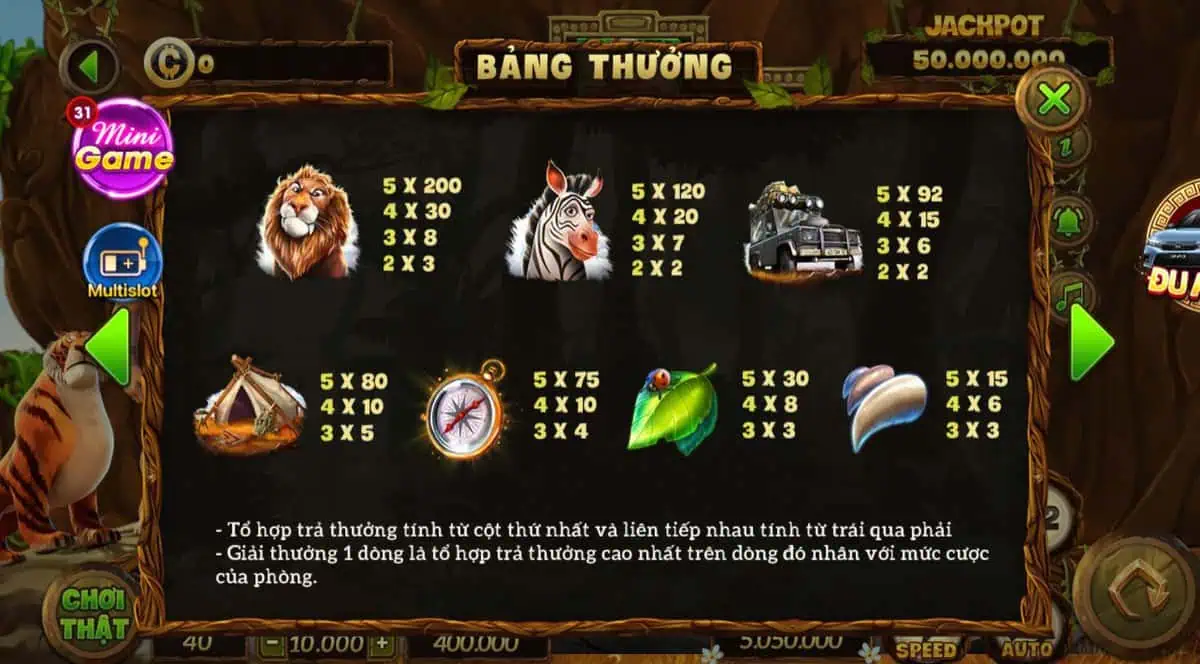 Học luật trò chơi Junglebooks