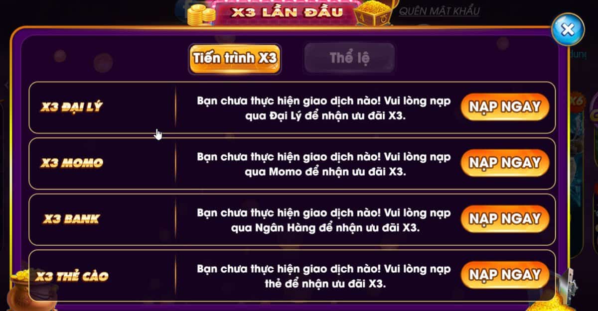 Một số lưu ý khi thực hiện lệnh rút tiền Choangclub