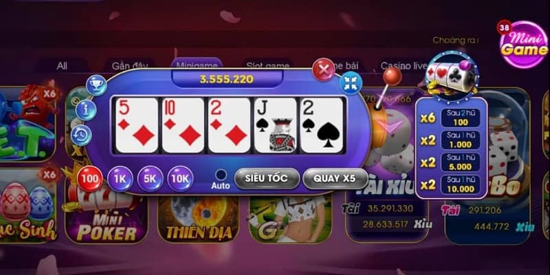 Cách chia bài và thứ tự của các lá bài khi tham gia chơi game Poker