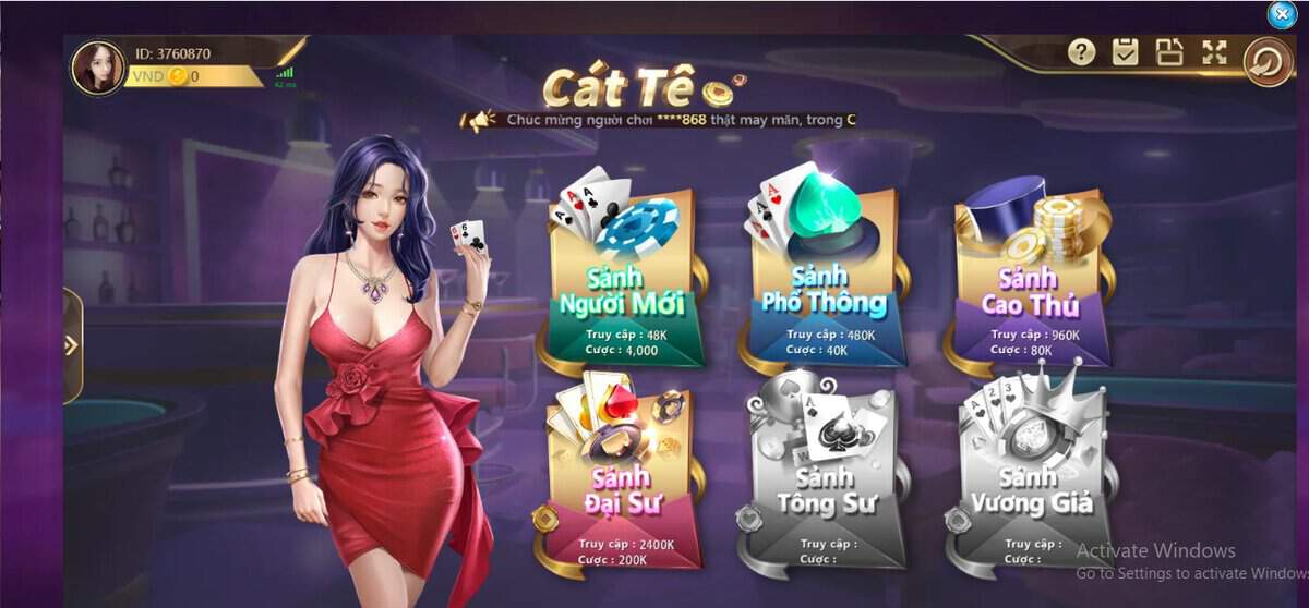 Cát tê được nhiều người chơi yêu thích đầu tư đặt cược