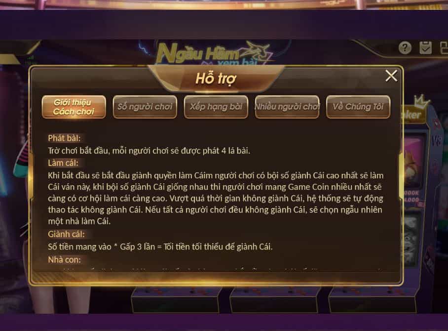 Luật chơi Ngầu Hầm