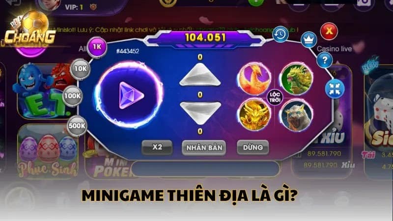 Mini game Thiên địa có thiết kế đồ họa bắt mắt, âm thanh sinh động