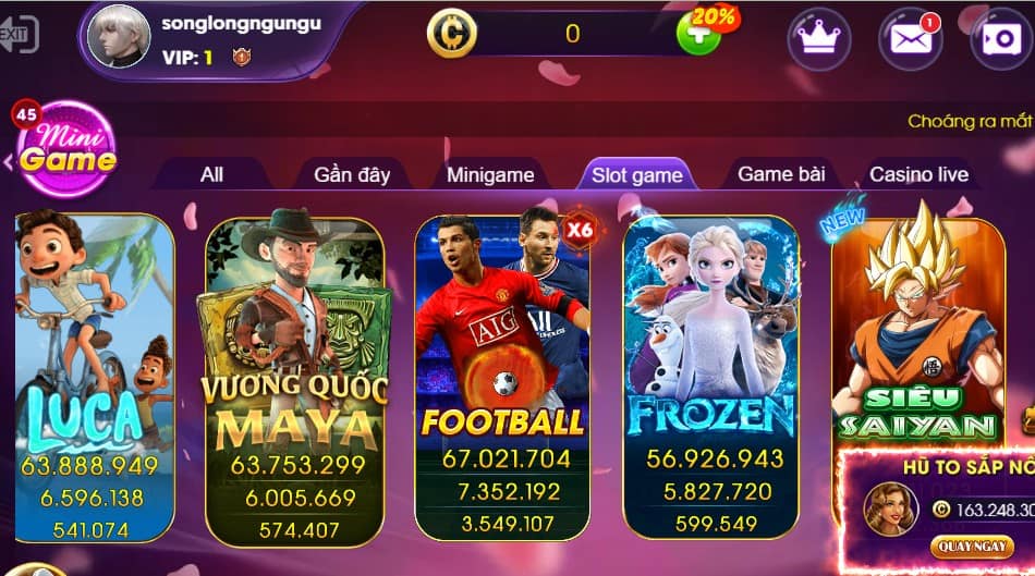 Siêu Saiyan là trò chơi slot nổ hũ thu hút đông đảo game thủ